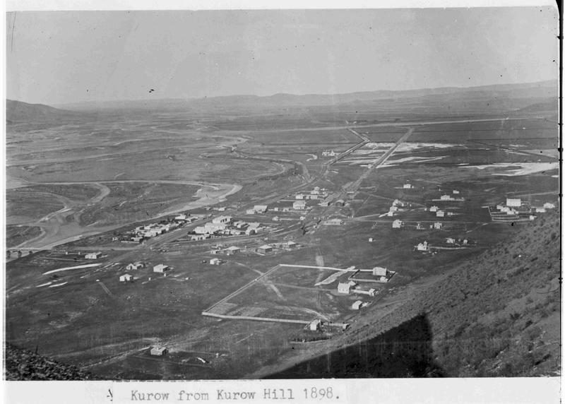 Kurow, from Kurow Hill 1898 Culture Waitaki
