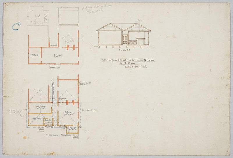 Additions and Alterations to house, Ngapara, for Mrs Conlan Culture Waitaki
